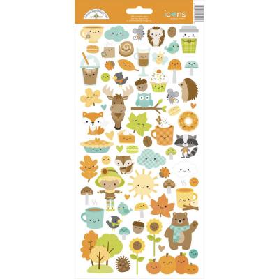 Doodlebug Pumpkin Spice Sticker - Icons Cardstock Sticker